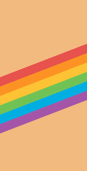 A Rainbow Colored Background With A Rainbow Stripe Wallpaper