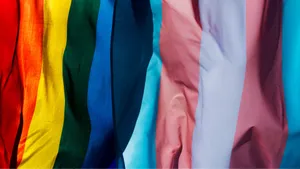 A Rainbow Colored Flag Wallpaper