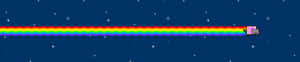 A Rainbow - Colored Pixelated Image Of A Car Wallpaper