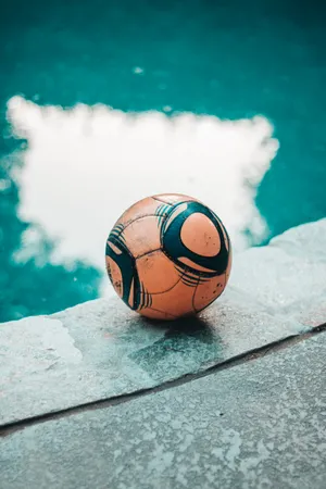 A Rare Design Soccer Ball Allowing Creative Play Wallpaper