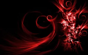 A Red Abstract Background With Swirls And Swirls Wallpaper