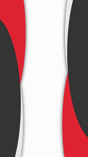 A Red And Black Background With A Circle Wallpaper