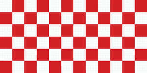 A Red And White Checkered Pattern Wallpaper