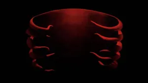 A Red Cup With A Red Rim Wallpaper