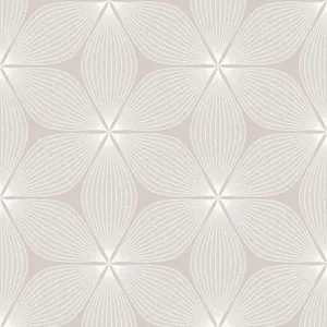 A Rose, Composed Of Geometric Shapes Wallpaper