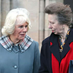 A Royal Gathering: Camilla With Princess Anne Wallpaper