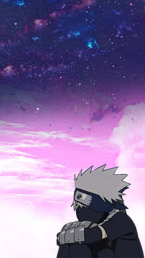 A Sad Kakashi Contemplating Wallpaper