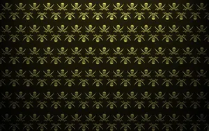 A Skull Pirate Logo Wallpaper