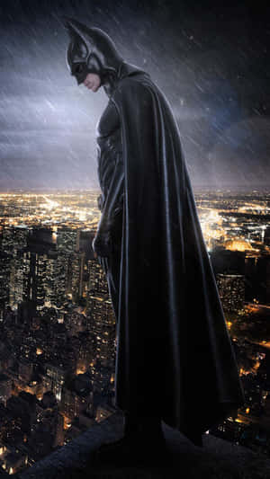 A Skyline View Of Batman City Wallpaper