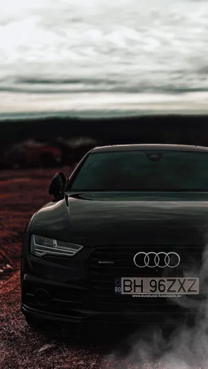 A Sleek Audi Iphone Concept For Tech-savvy Car Lovers. Wallpaper