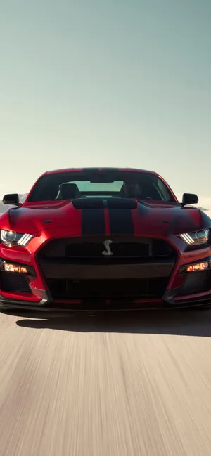 A Sleek Mustang Iphone, Perfect For Any Fan Wallpaper