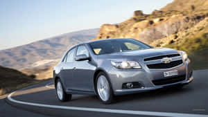 A Sleek Shiny Chevy Malibu Wallpaper