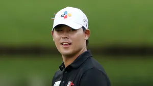 A Smiling Si Woo Kim, South Korean Professional Golfer Wallpaper