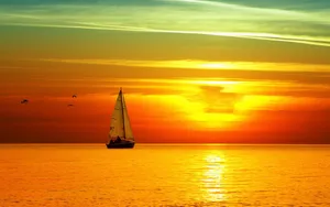 “a Spectacular Sunrise” Wallpaper