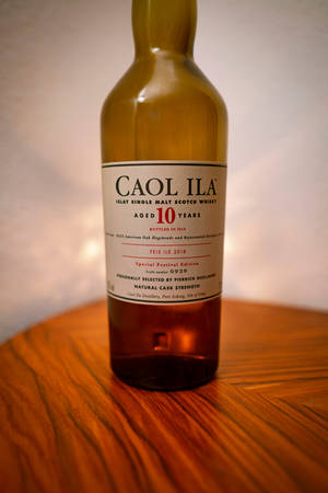 A Splendid Glass Of Caol Ila Single Malt Whiskey Wallpaper