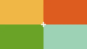 A Square With Four Colors And A White Square Wallpaper