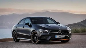 A Stunning Desktop Wallpaper Of A Sleek And Stylish Mercedes Car Wallpaper