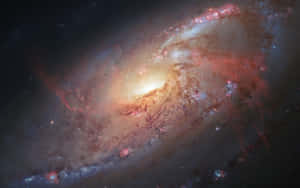 A Stunning Image Of Space From The Hubble Telescope Wallpaper