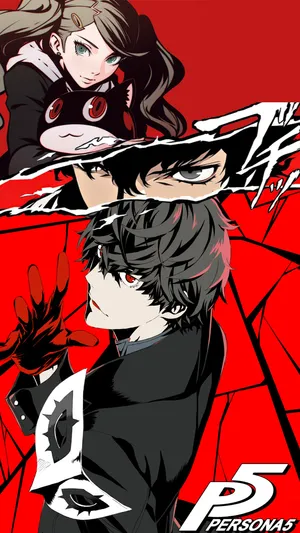A Stunning Persona 5 Iphone Wallpaper; Make Your Device Stand Out With This Unique Design. Wallpaper
