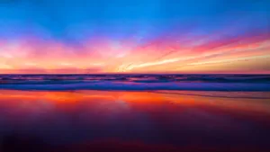 A Stunning Sunset Sky Wallpaper