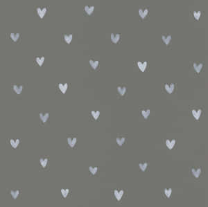 A Super Cute Grey Cat Cuddling With A Teddy Bear Wallpaper