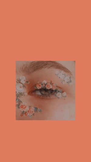 A Tranquil Pastel Art Hoe Aesthetic Featuring A Bright Sunflower Wallpaper