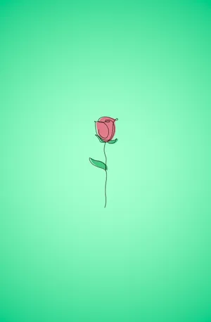 A Tranquil Representation Of Pastel Red Aesthetic#wallpapers#in Beautiful Solitude Wallpaper