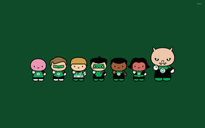 A United Force Of Green Lantern Corps Members Join Forces To Protect The Universe Wallpaper