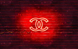 A Vibrant And Colorful Neon Red Aesthetic Wallpaper