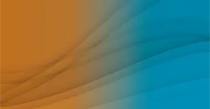 A Vibrant Color Combination Of Orange & Blue Wallpaper