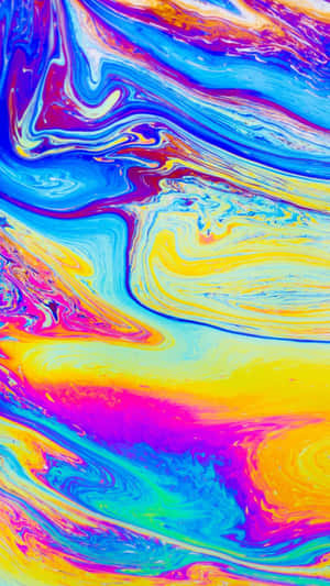 A Vibrant, Rainbow Tie-dye Pattern Wallpaper