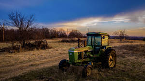 A View Of A Beautiful Farm From The Comfort Of Your Desktop Wallpaper