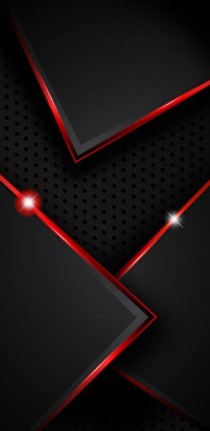 A Vivid Red And Black Display Wallpaper