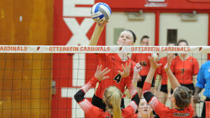 A Volleyball Team Playing Volleyball Wallpaper