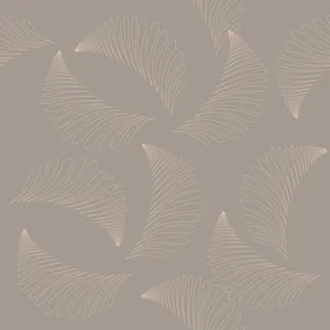 A Wallpaper With A Pattern Of Leaves Wallpaper