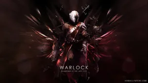 A Warlock Stands With Others Of The Vanguard Wallpaper