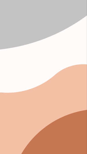 A White, Beige, And Orange Abstract Background Wallpaper