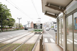 A White Train Approaching Its Destination Wallpaper