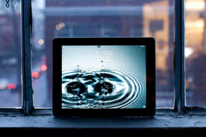 A Window With A Screen Wallpaper
