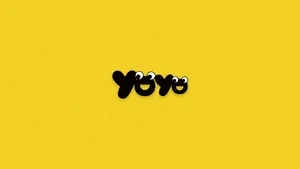 A Yellow Background With The Word Yoyo On It Wallpaper