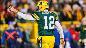 Aaron Rodgers Green Bay Football Wallpaper