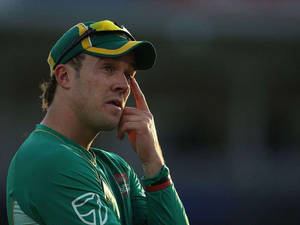 Ab De Villiers Thinking Pose Wallpaper
