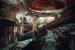 Abandoned Theater Fanart Painting Wallpaper