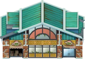 Abandoned Thrifty Megamart From Pokemon Wallpaper