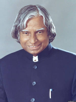 Abdul Kalam Hd Official Portrait Wallpaper