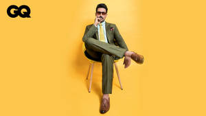 Abhishek Bachchan In Yellow Scrim Wallpaper