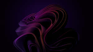 Abstract Art In Purple And Blue Wallpaper
