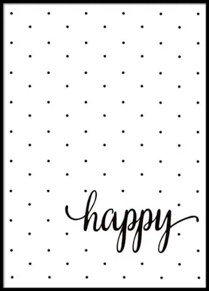 Abstract Black And White Dots Pattern Wallpaper