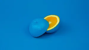 Abstract Blue Art Wallpaper