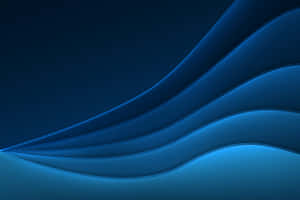 Abstract Blue Waves Background Wallpaper